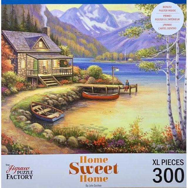 Fishing at the Lake Home Sweet Home 300 Piece Jigsaw Puzzle Leap Year - BIG FRENCHIES