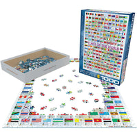 Flags of the World 1000 Piece Jigsaw Puzzle Eurographics