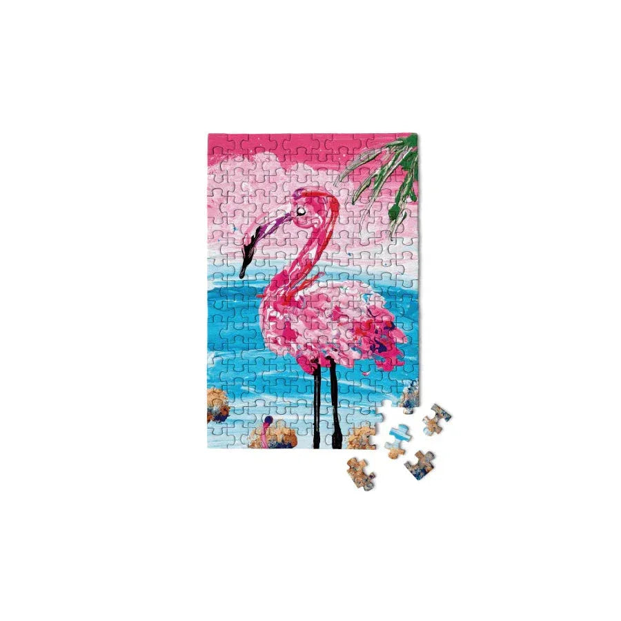Flamingo 150 Piece Mini Jigsaw Puzzle Micro Puzzles - BIG FRENCHIES