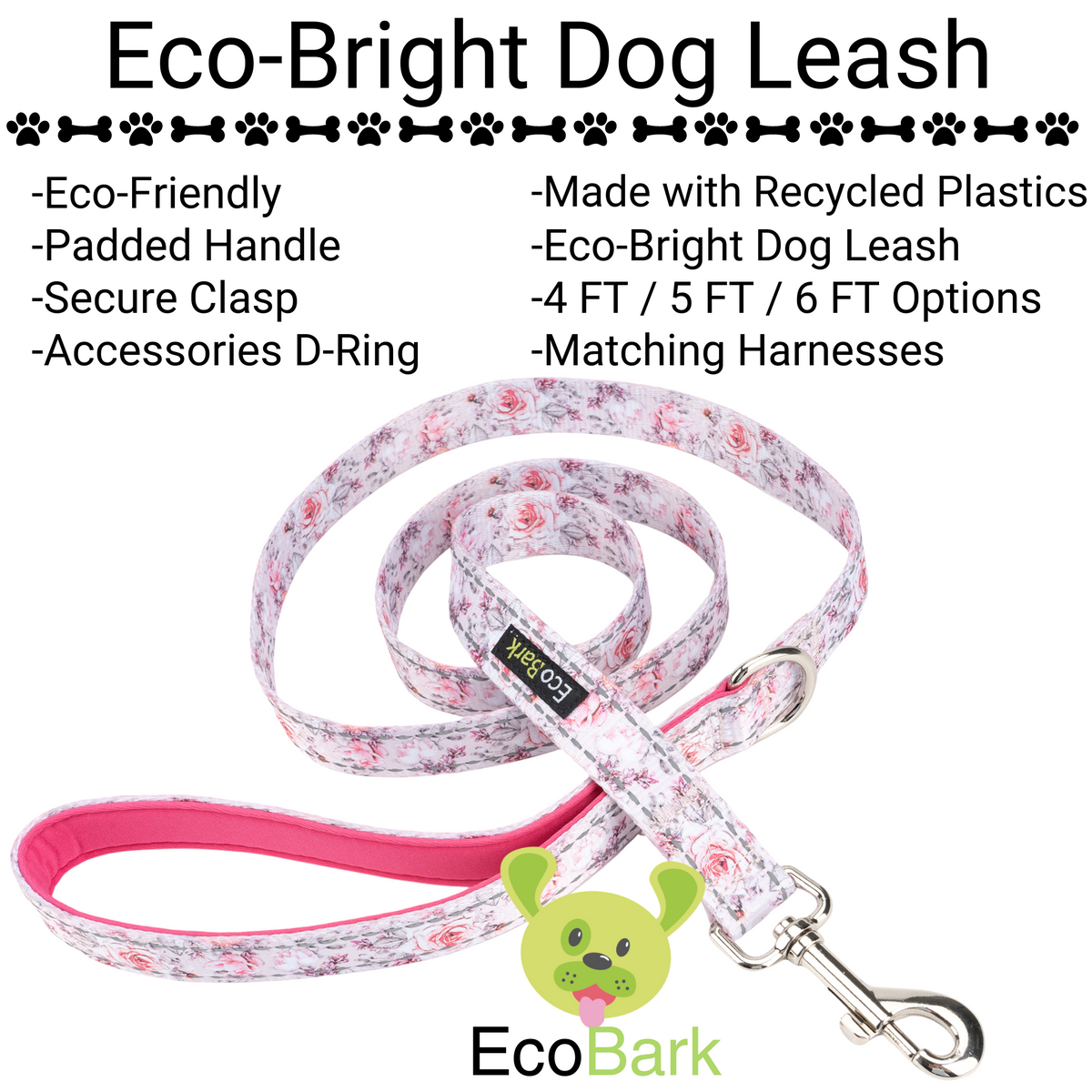 EcoBark Eco-Bright Dog Leashes - BIG FRENCHIES