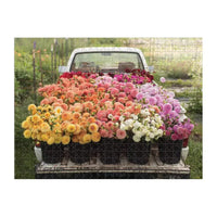 Floret Farm's Cut Flower Garden Double-Sided 500 Piece Jigsaw Puzzle Galison - BIG FRENCHIES
