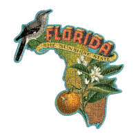 Florida 100 Piece Mini Shaped Jigsaw Puzzle Galison