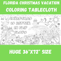 Christmas Coloring Tablecloth - BIG FRENCHIES