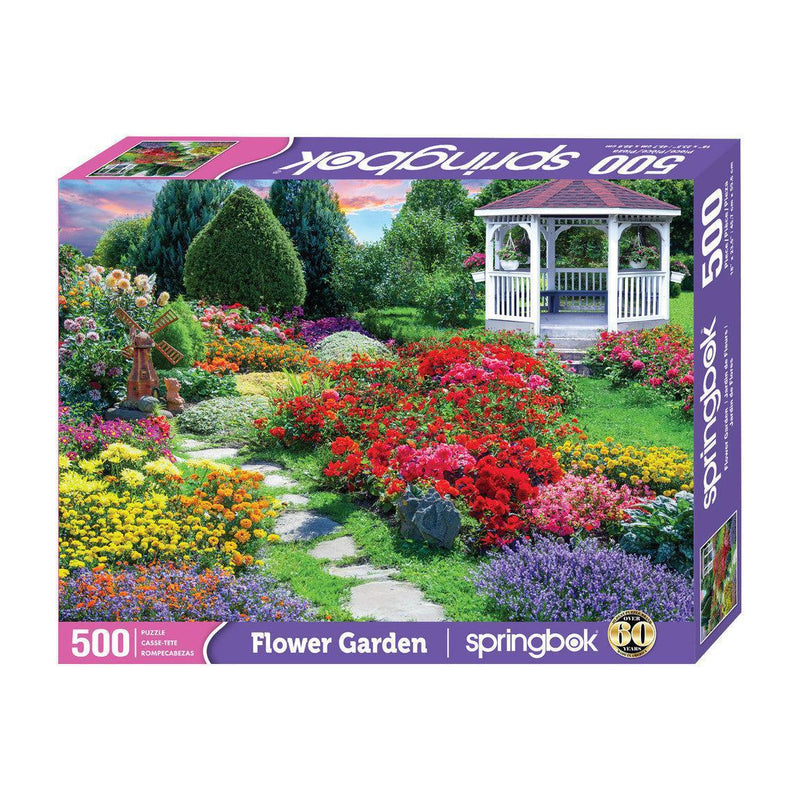 Flower Garden 500 Piece Jigsaw Puzzle Springbok - BIG FRENCHIES