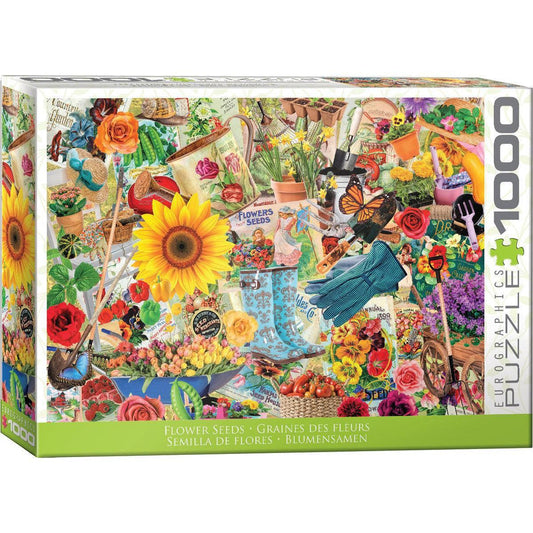 Flower Seeds 1000 Piece Jigsaw Puzzle Eurographics - BIG FRENCHIES