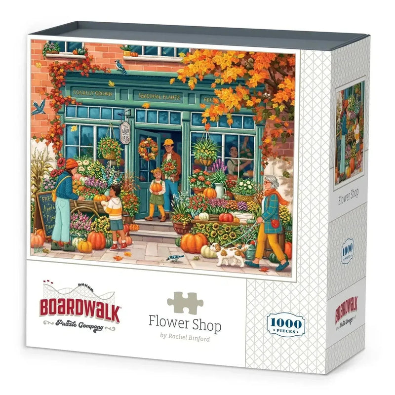 Flower Shop 1000 Piece Jigsaw Puzzle Boardwalk - BIG FRENCHIES