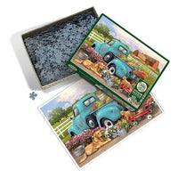 Flower Truck 1000 Piece Jigsaw Puzzle Cobble Hill