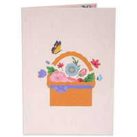 Flower Basket Pop Up Card