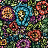 Flowers 72 Piece Pocket Jigsaw Puzzle Curiosi