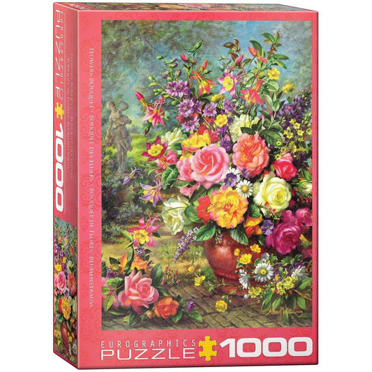 Flowers Bouquet 1000 Piece Jigsaw Puzzle Eurographics - BIG FRENCHIES