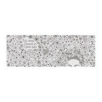 Flowers In Your Hair Color-In 1000 Piece Panoramic Jigsaw Puzzle Galison