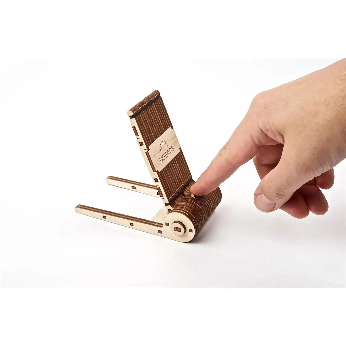 Foldable Phone Holder 3D Wood Model Kit UGEARS - BIG FRENCHIES