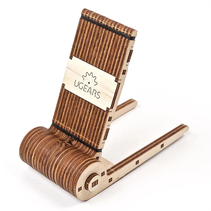 Foldable Phone Holder 3D Wood Model Kit UGEARS - BIG FRENCHIES