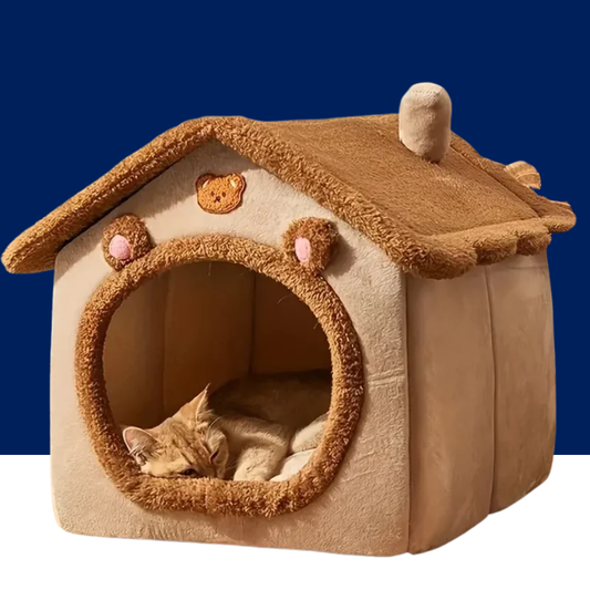 Foldable Pet House – Washable Bed for Small Dogs & Medium Cats - BIG FRENCHIES
