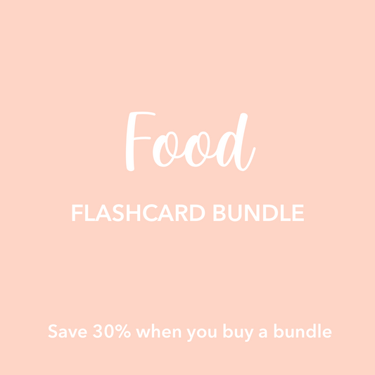 Food Flashcards Bundle