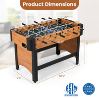 Foosball Table Competition Full Size Soccer Game Table with 22 Players