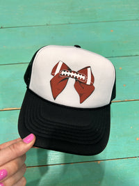 Football Bow Trucker Hat - BIG FRENCHIES