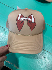 Football Bow Trucker Hat - BIG FRENCHIES