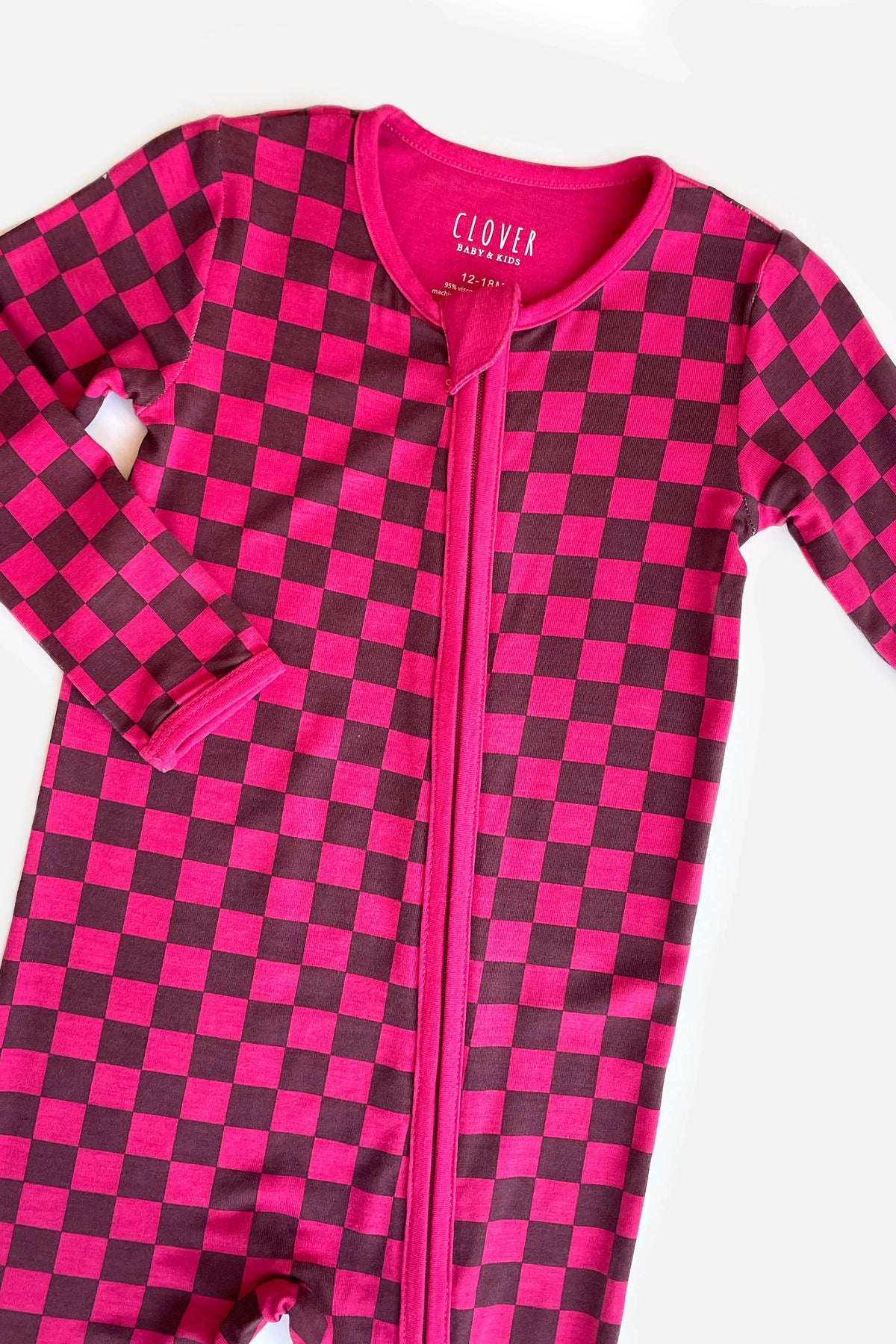 Soft & Stretchy Zipper Footie - Clover x Bohemian Mama - BIG FRENCHIES