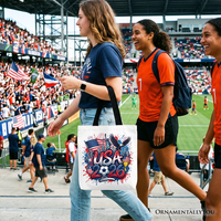 USA 2026 Soccer Cup Global Championship Tote Bag, Fans Football Gift Shopper