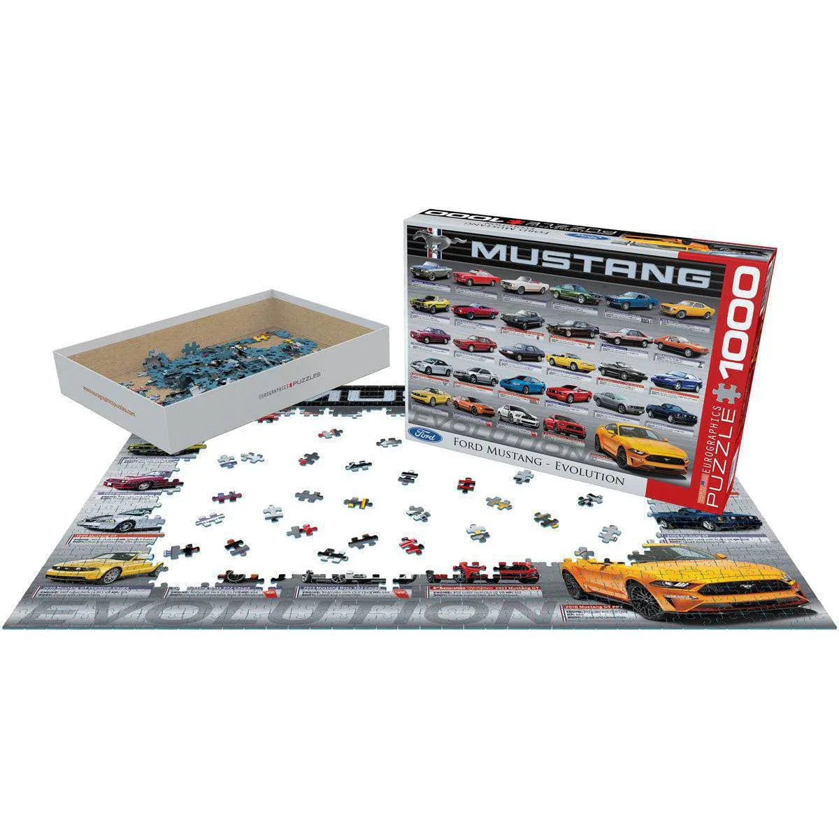 Ford Mustang Evolution 1000 Piece Jigsaw Puzzle Eurographics - BIG FRENCHIES