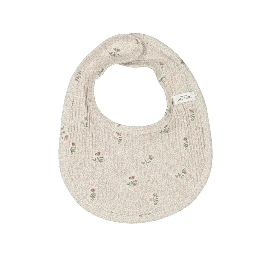 The Printed Bib - Dahlia Pink - BIG FRENCHIES