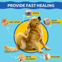 Forticept Blue Butter Hot Spot Gel for Dogs & Cats, Veterinary Skin Care 4 oz