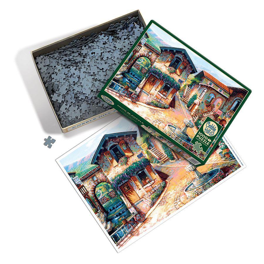 Fountain on the Square 1000 Piece Jigsaw Puzzle Cobble Hill