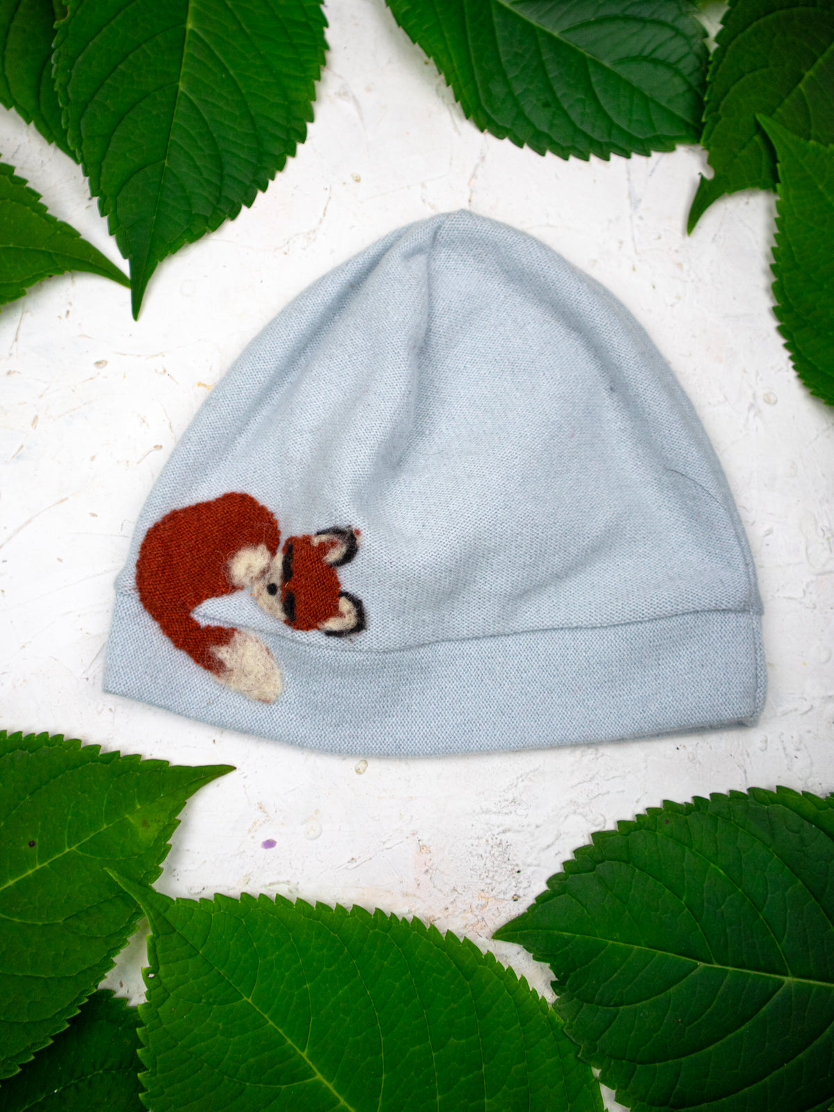 Sleeping Fox Cashmere Hat - Child - BIG FRENCHIES