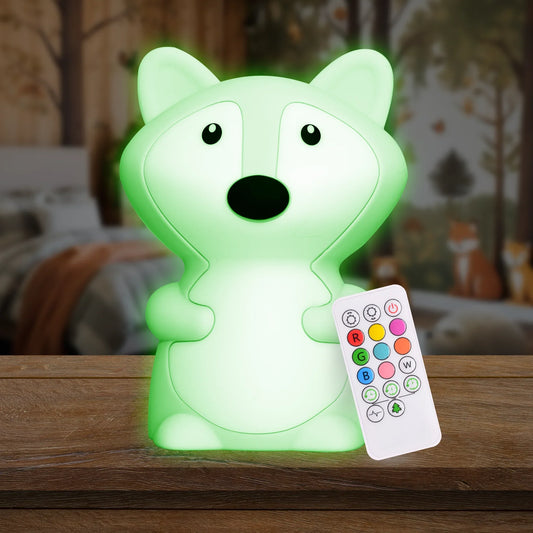 LumiPets® Fiona the Fox- Children's Touch Night Light - BIG FRENCHIES