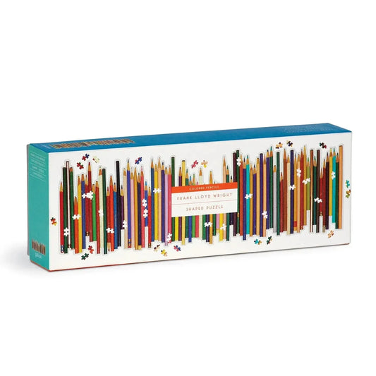 Frank Lloyd Wright Colored Pencils 1000 Piece Panoramic Jigsaw Puzzle Galison - BIG FRENCHIES