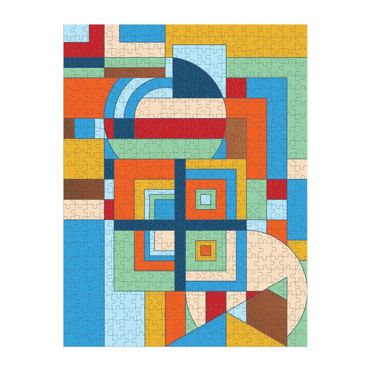 Frank Lloyd Wright December Gifts 500 Piece Jigsaw Puzzle Galison - BIG FRENCHIES