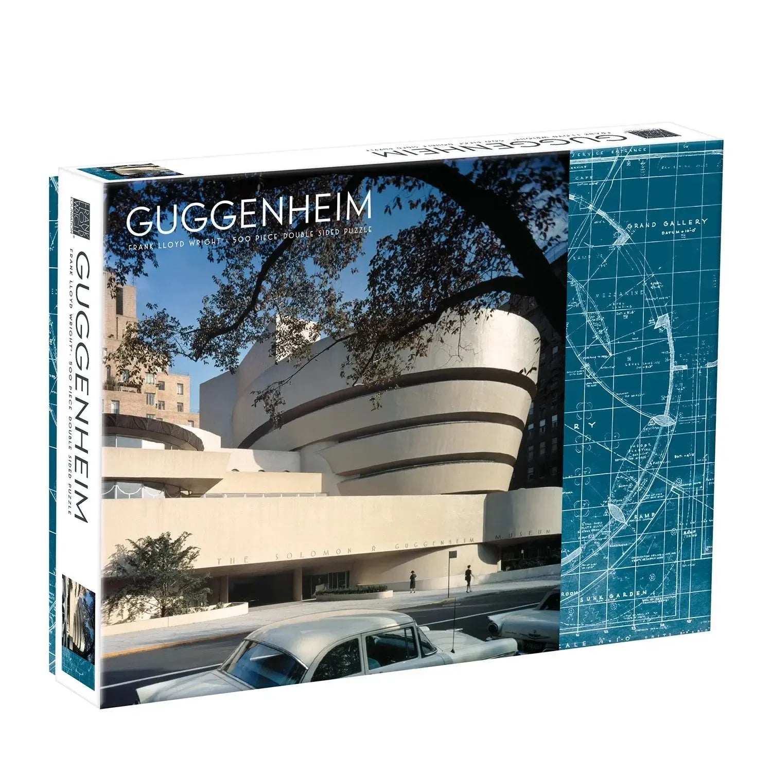 Frank Lloyd Wright Guggenheim Double-Sided 500 Piece Jigsaw Puzzle Galison