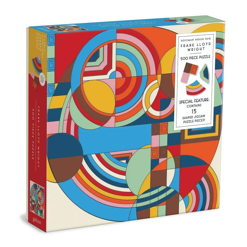 Frank Lloyd Wright Hoffman House Rug 500 Piece Jigsaw Puzzle Galison - BIG FRENCHIES