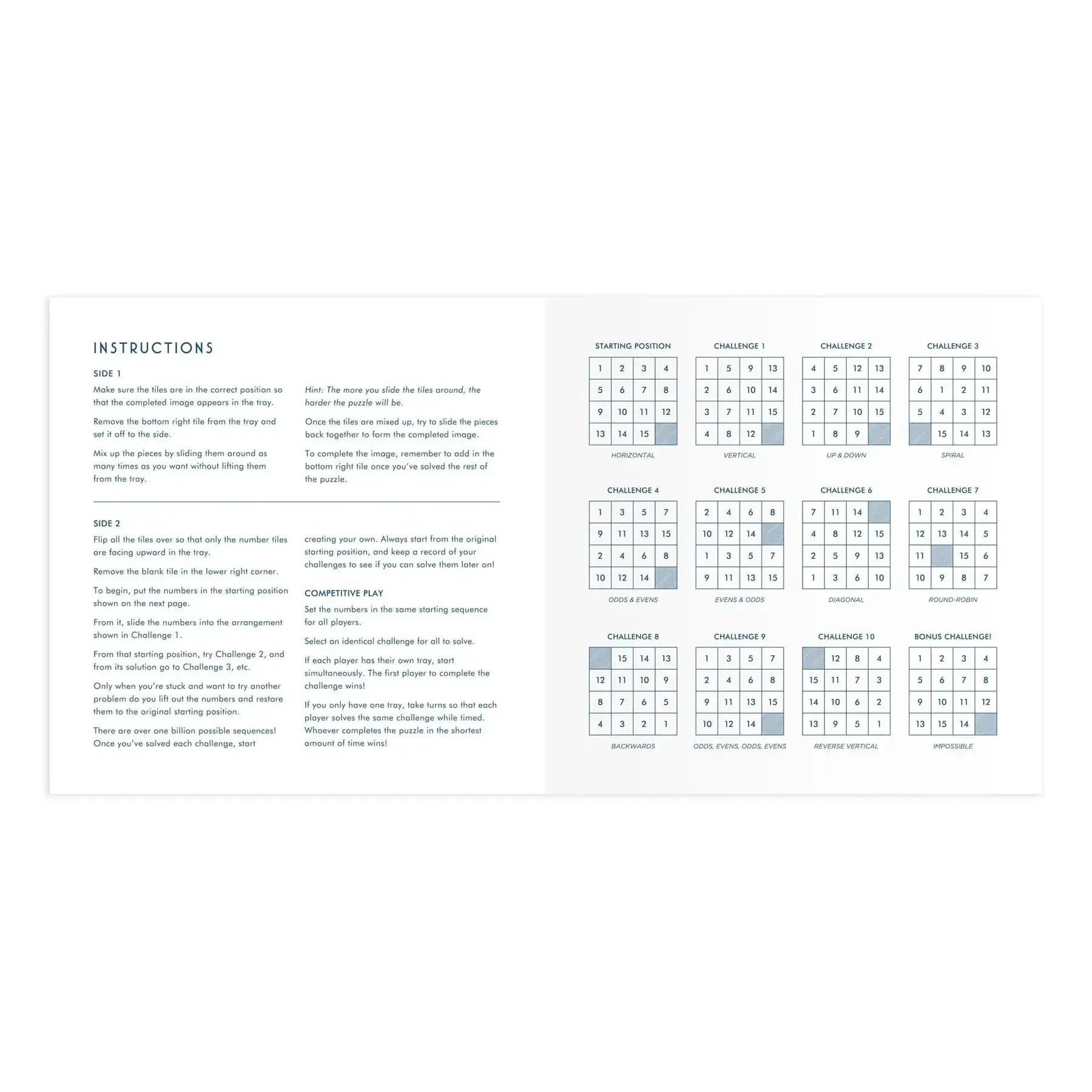 Frank Lloyd Wright Imperial Hotel 2-in-1 Sliding Wood Puzzle Galison