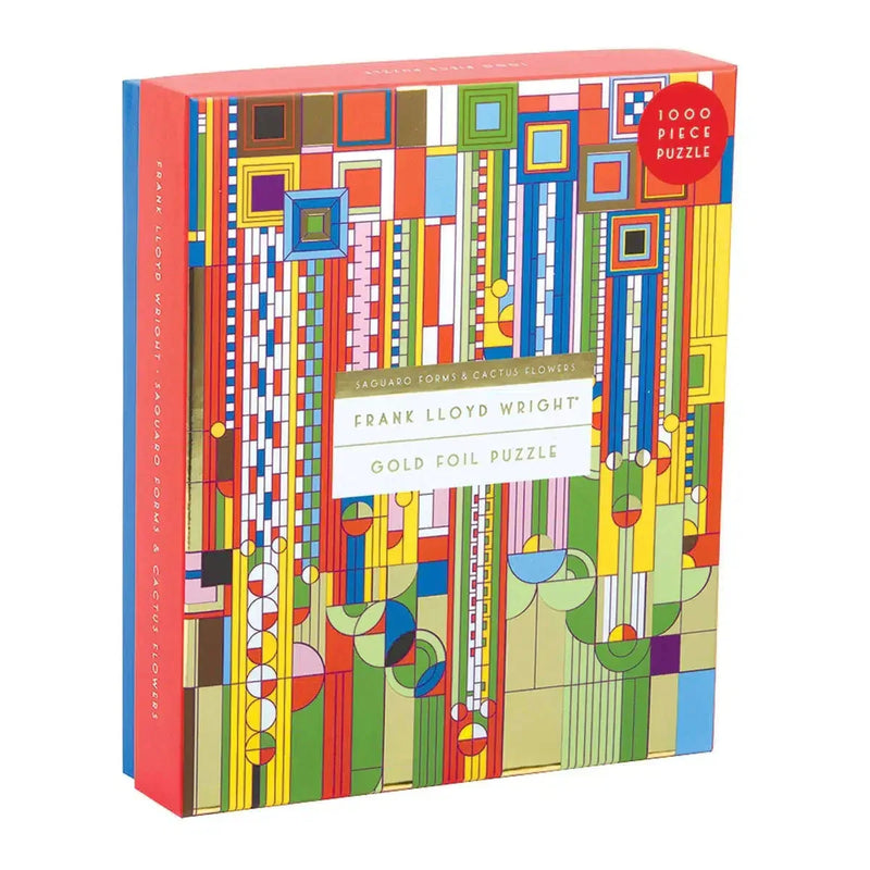 Frank Lloyd Wright Saguaro Forms & Cactus Flowers 1000 Piece Jigsaw Puzzle Galison - BIG FRENCHIES