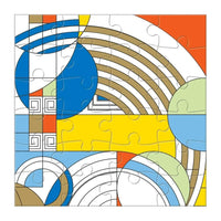 Frank Lloyd Wright Set of 6 25 Piece Wood Jigsaw Puzzle Galison - BIG FRENCHIES