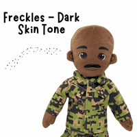 Custom Plush Doll - Add Mustache, Freckles, Glasses, and More | DIY Friendly