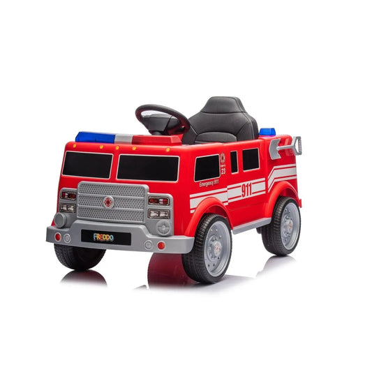 12V Freddo Fire Truck 1 Seater Ride on - BIG FRENCHIES