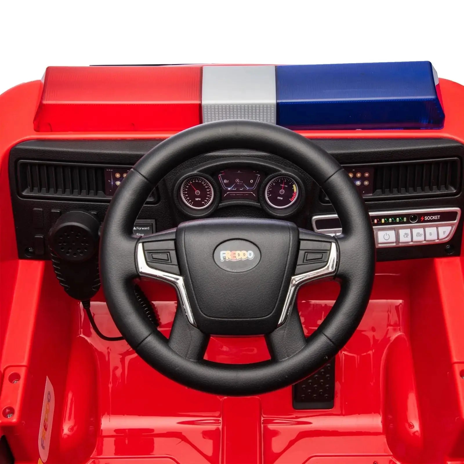 12V Freddo Fire Truck 1 Seater Ride on - BIG FRENCHIES