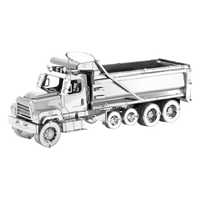 Freightliner 114SD Dump Truck 3D Steel Model Kit Metal Earth