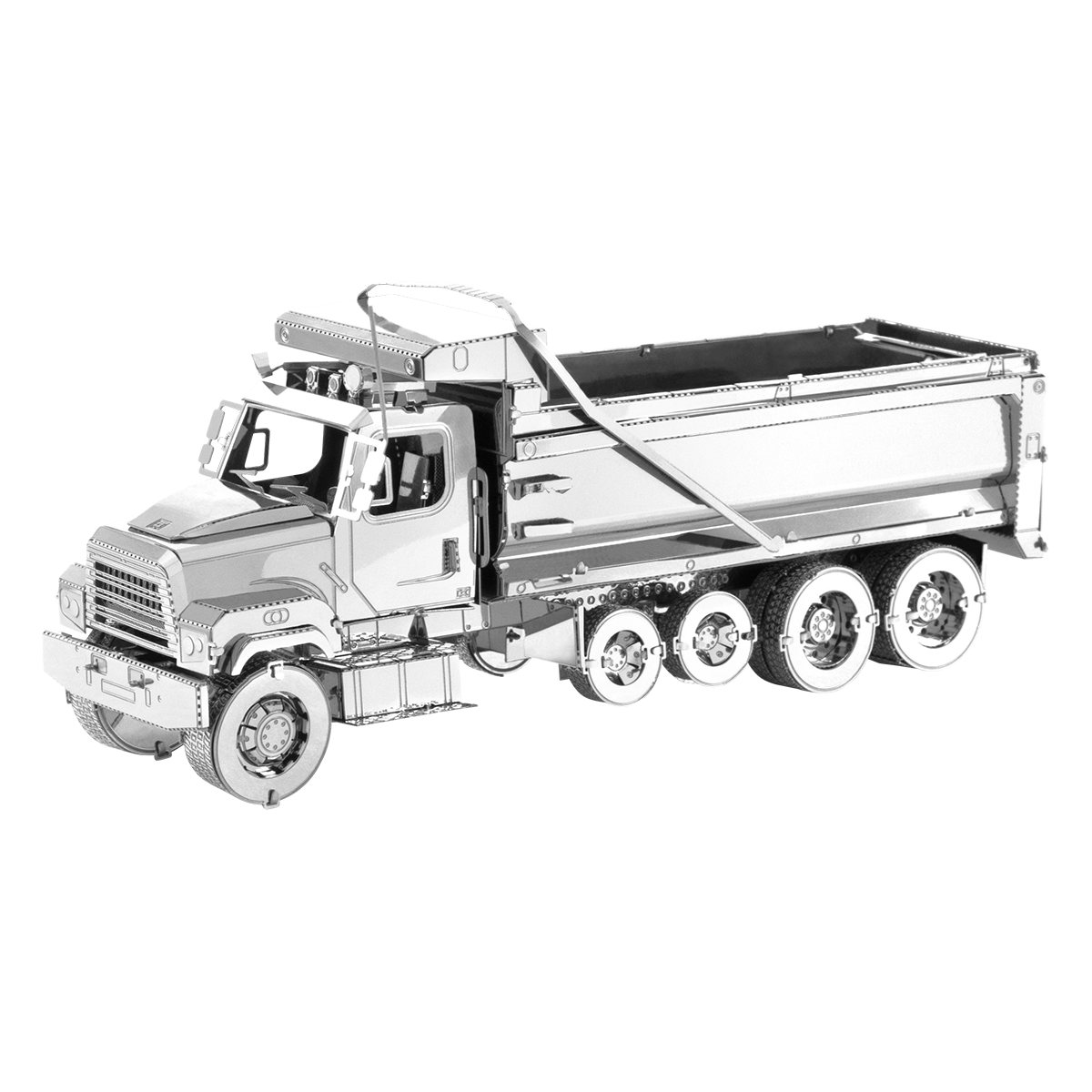 Freightliner 114SD Dump Truck 3D Steel Model Kit Metal Earth