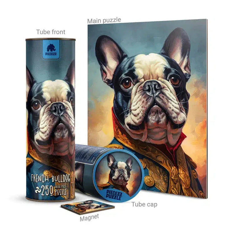 French Bulldog 250 Piece Wooden Jigsaw Puzzle Geek Toys - BIG FRENCHIES