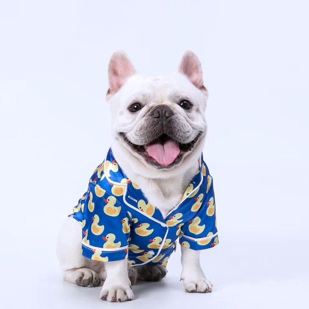 Pet Silk Duck Pajamas - BIG FRENCHIES