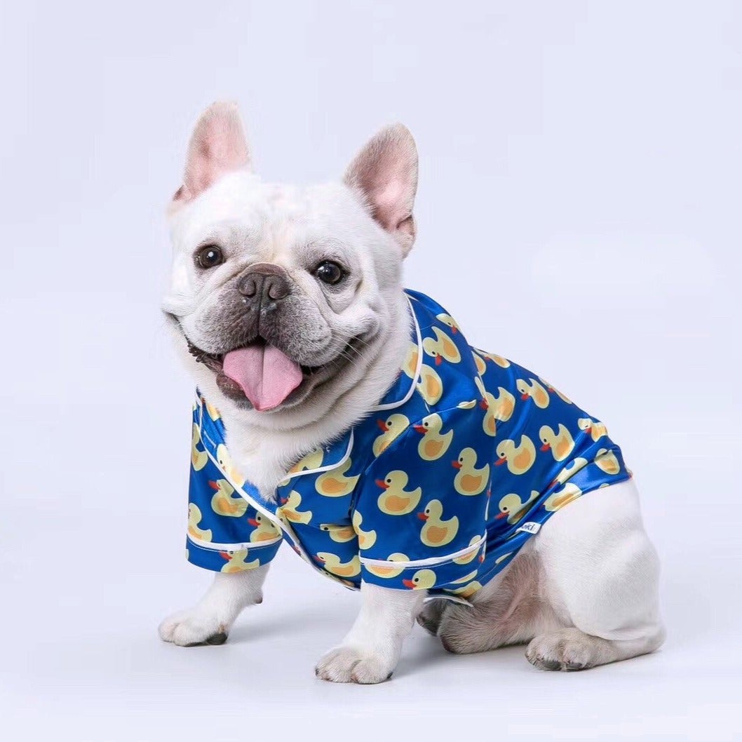 Pet Silk Duck Pajamas - BIG FRENCHIES