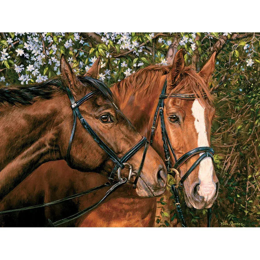 Friends Forever 275 Large Piece Jigsaw Puzzle Cobble Hill - BIG FRENCHIES