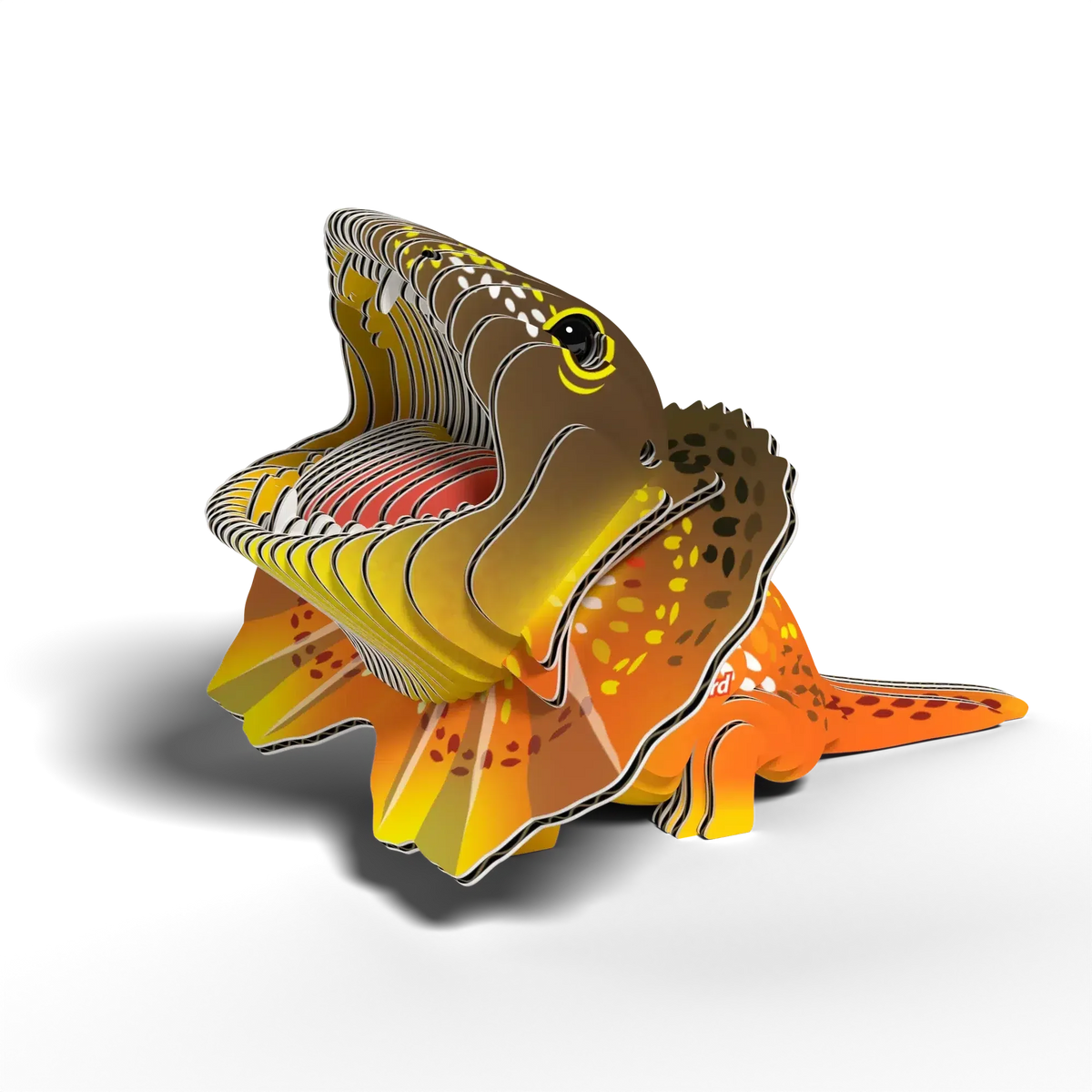 Frilled Lizard 3D Cardboard Model Kit Eugy - BIG FRENCHIES