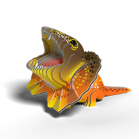 Frilled Lizard 3D Cardboard Model Kit Eugy