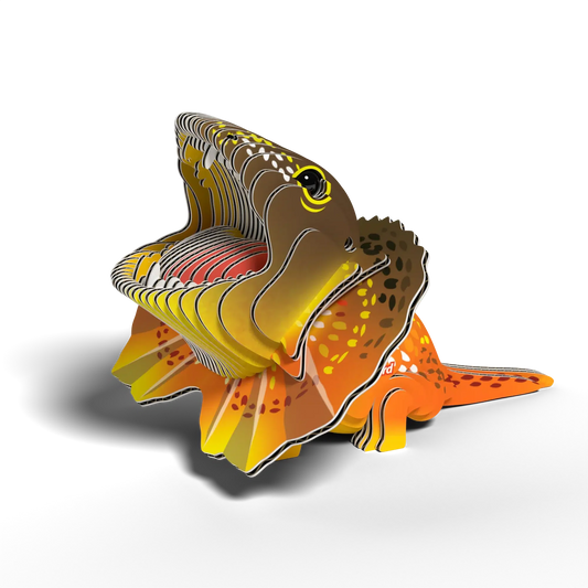 Frilled Lizard 3D Cardboard Model Kit Eugy