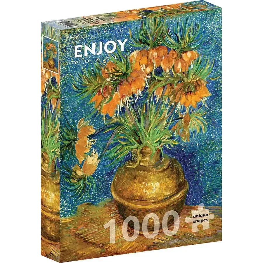 Fritillaries in a Copper Vase by Van Gogh 1000 Piece Jigsaw Puzzle Enjoy - BIG FRENCHIES